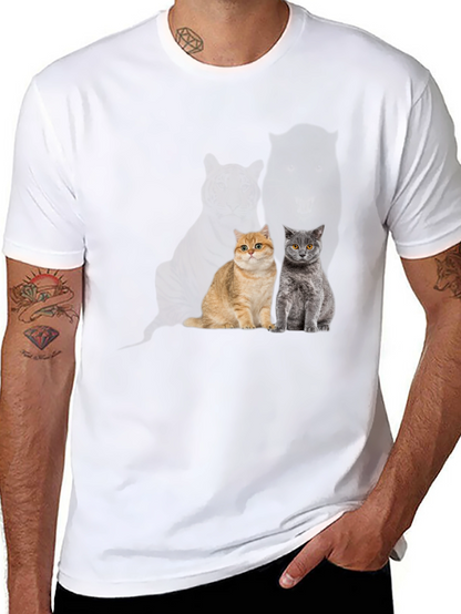 Cool Cat T-Shirt - Two Cats