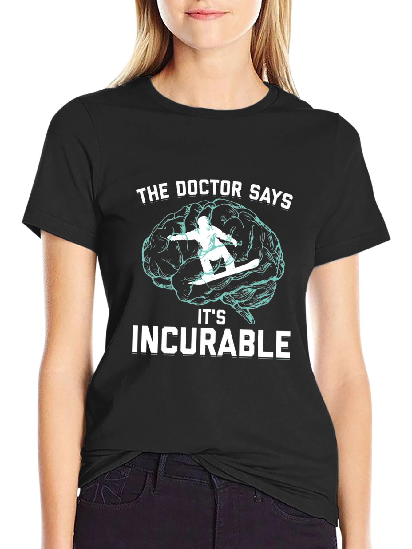 Incurable Snowboarding Brain T-Shirt