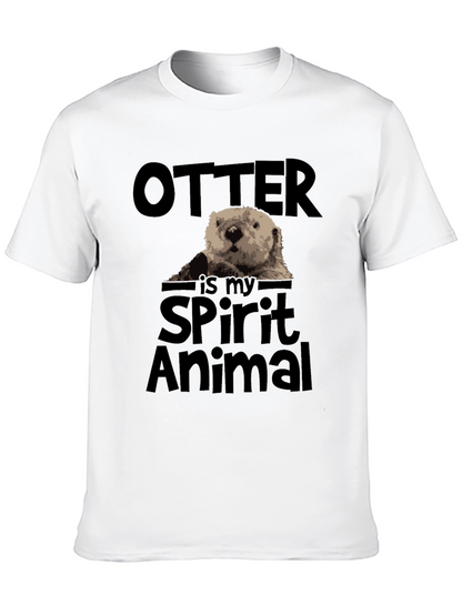Otter Spirit Animal Graphic T-Shirt