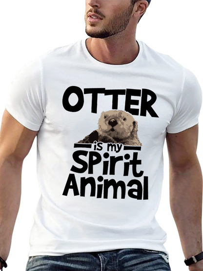 Otter Spirit Animal Graphic T-Shirt