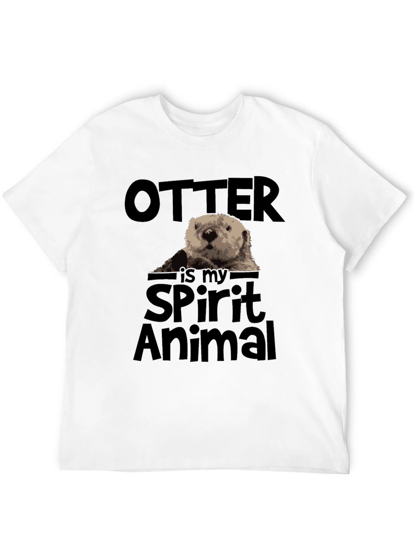 Otter Spirit Animal Graphic T-Shirt