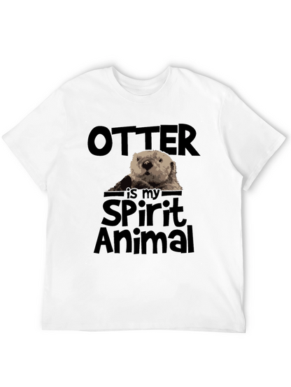 Otter Spirit Animal Graphic T-Shirt