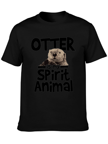 Otter Spirit Animal Graphic T-Shirt