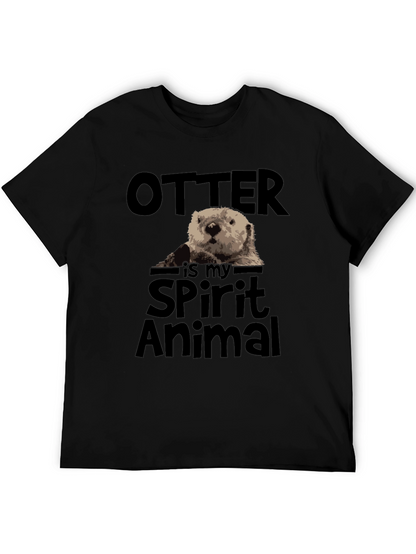 Otter Spirit Animal Graphic T-Shirt