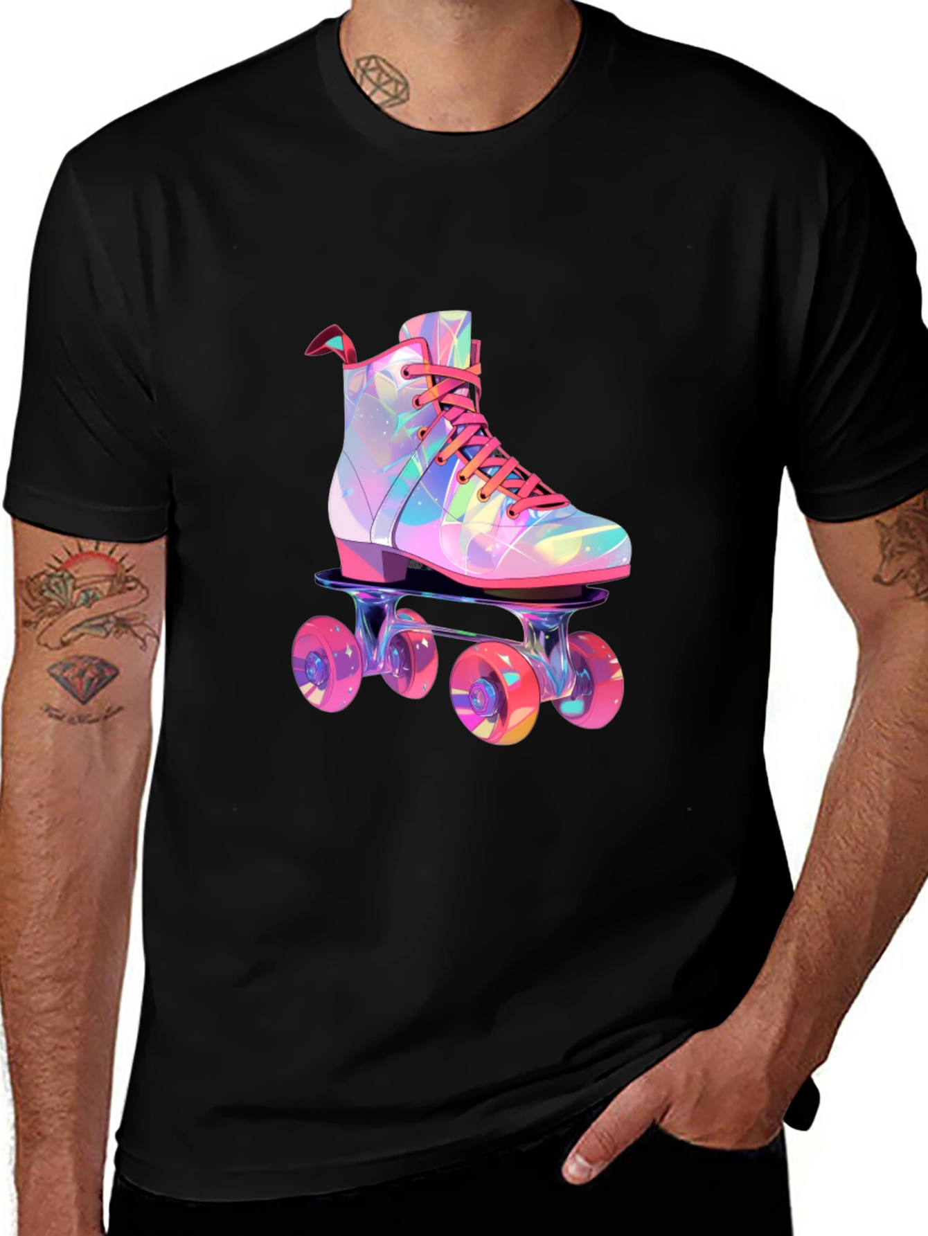 Retro Roller Skate Graphic Tee