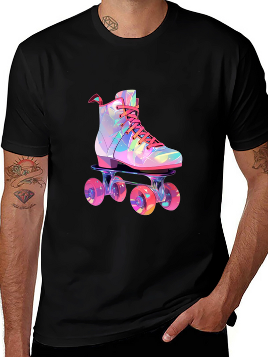 Retro Roller Skate Graphic Tee