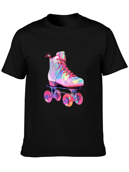 Retro Roller Skate Graphic Tee