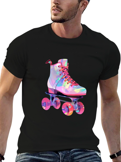 Retro Roller Skate Graphic Tee