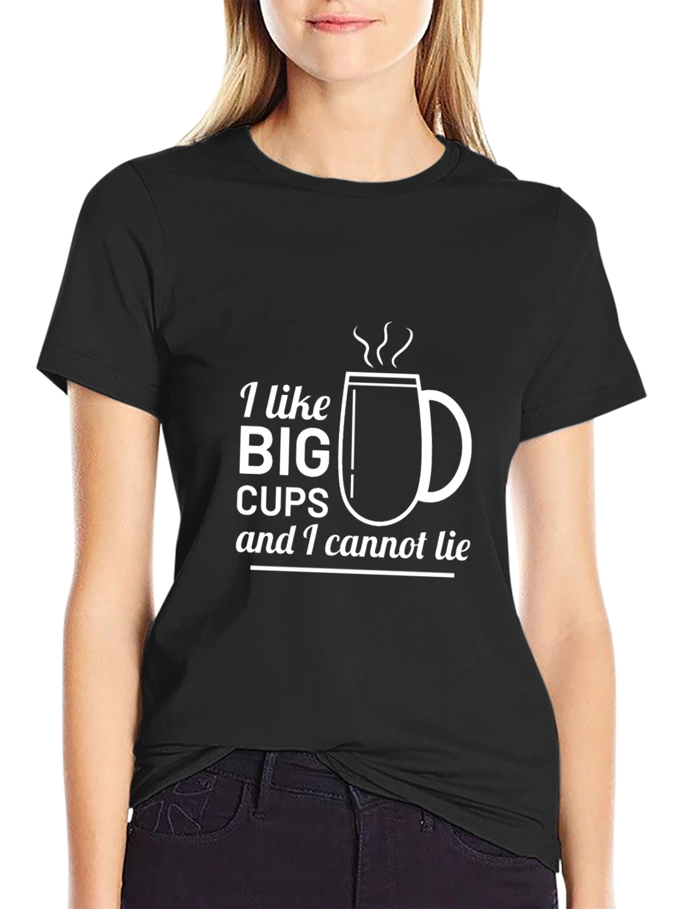 I Like Big Cups T-Shirt Funny Coffee Lover Tee