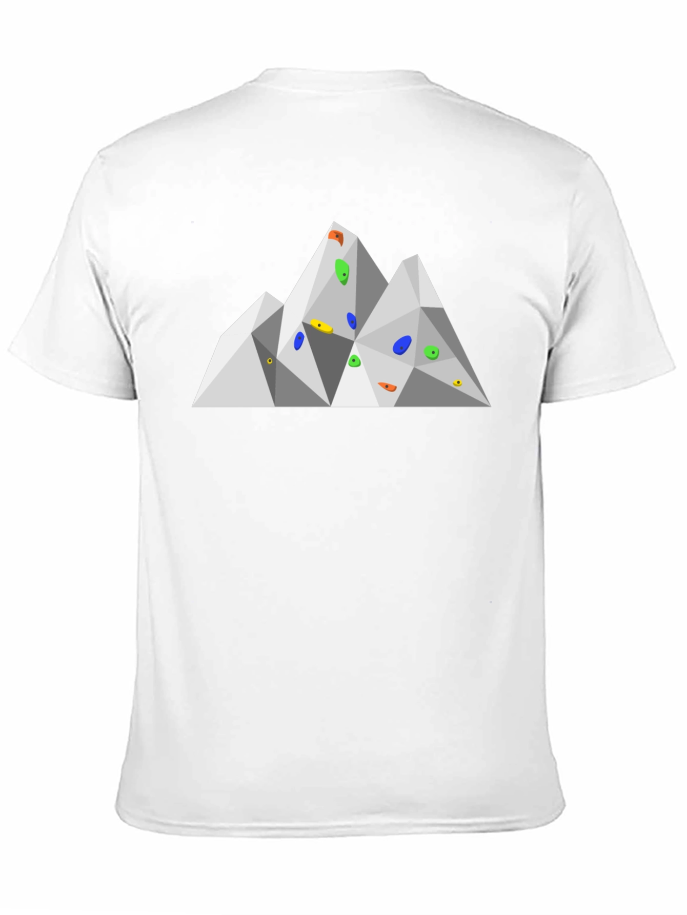 Climbing Wall Graphic Tee - Geometric Design