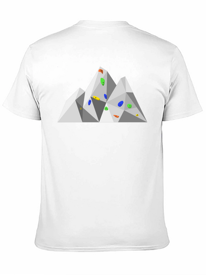 Climbing Wall Graphic Tee - Geometric Design