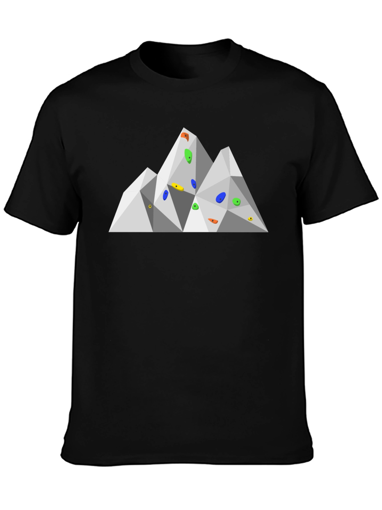 Climbing Wall Graphic Tee - Geometric Design