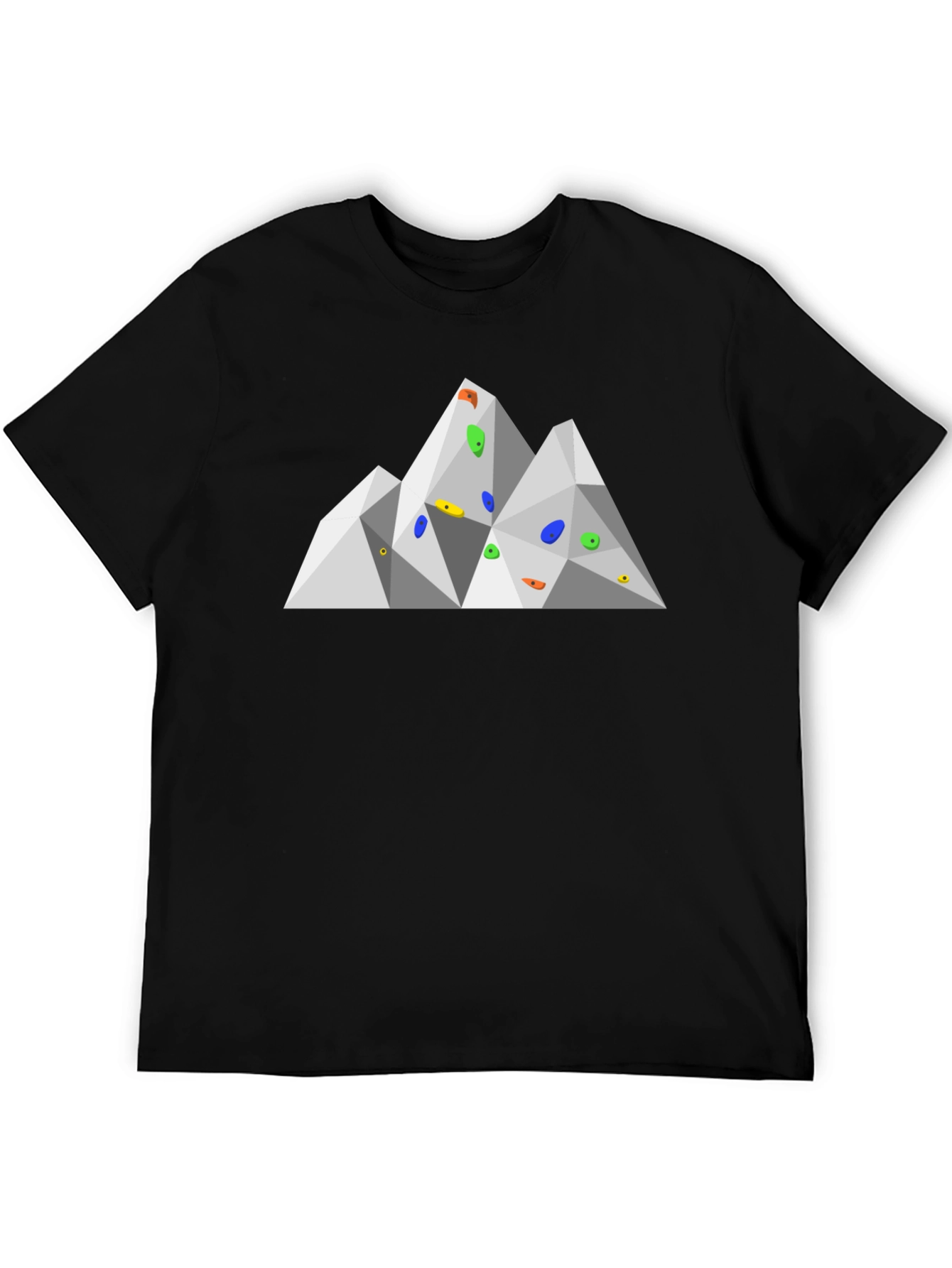 Climbing Wall Graphic Tee - Geometric Design