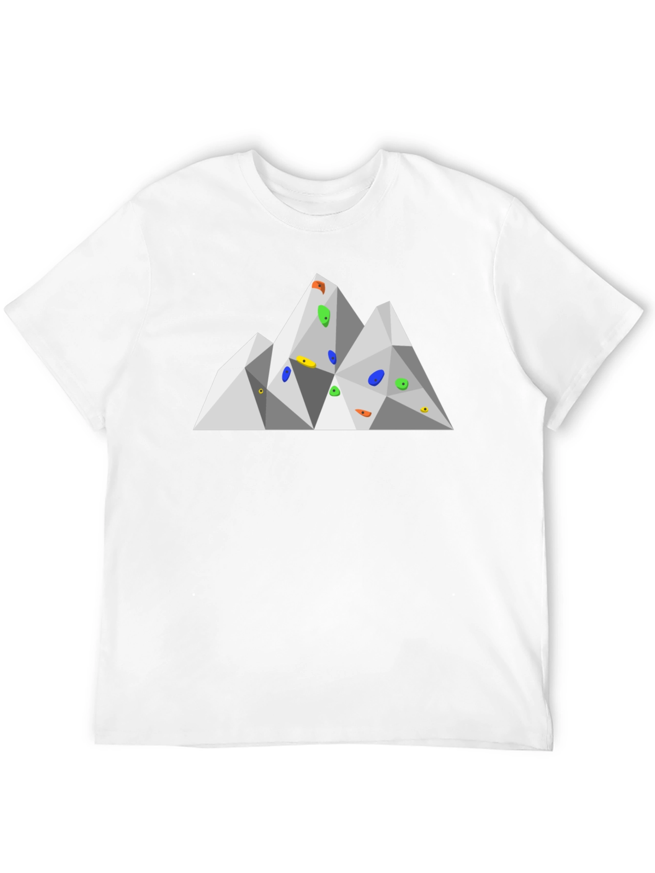 Climbing Wall Graphic Tee - Geometric Design