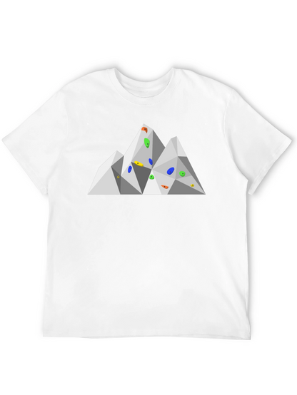 Climbing Wall Graphic Tee - Geometric Design