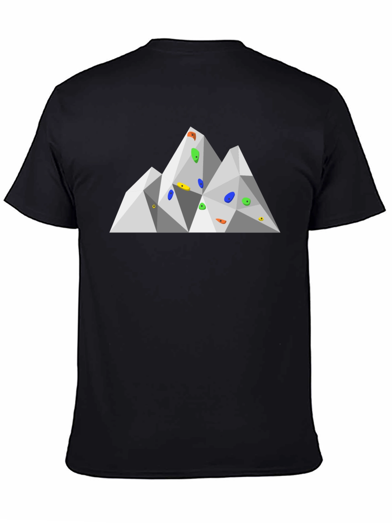 Climbing Wall Graphic Tee - Geometric Design