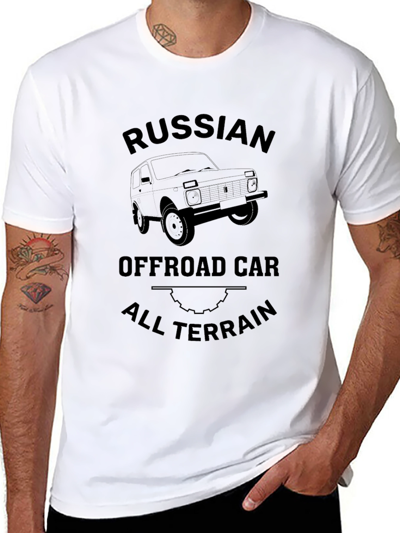 Russian Offroad Car All Terrain T-Shirt