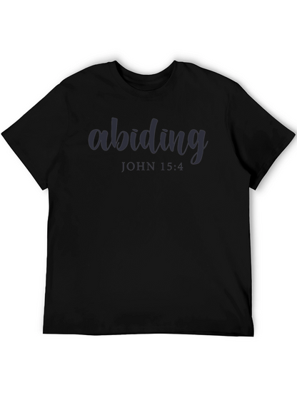 Abiding John 15:4 Graphic T-Shirt - Christian Apparel