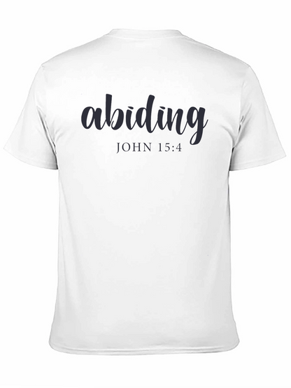 Abiding John 15:4 Graphic T-Shirt - Christian Apparel