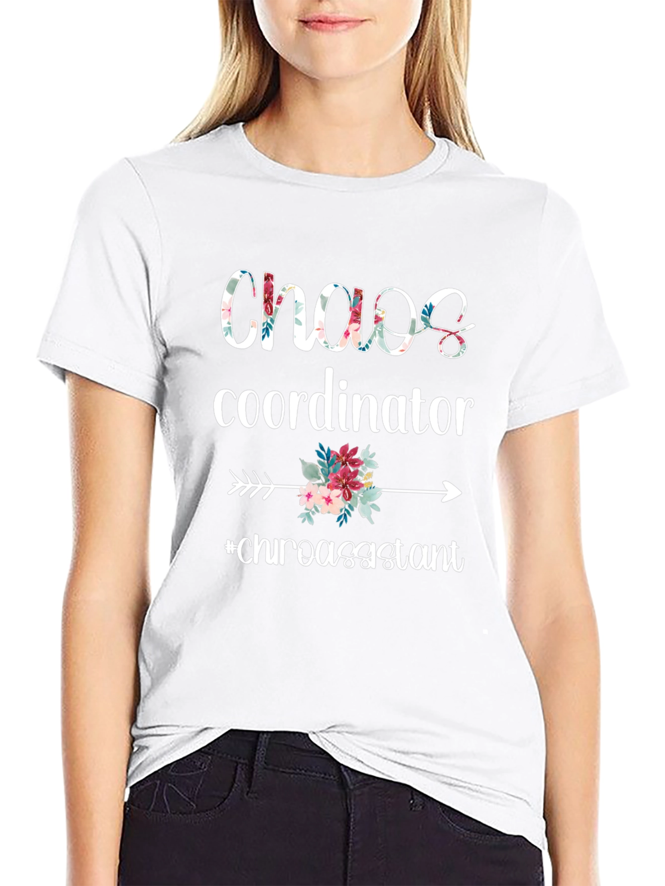 Chaos Coordinator Floral T-Shirt