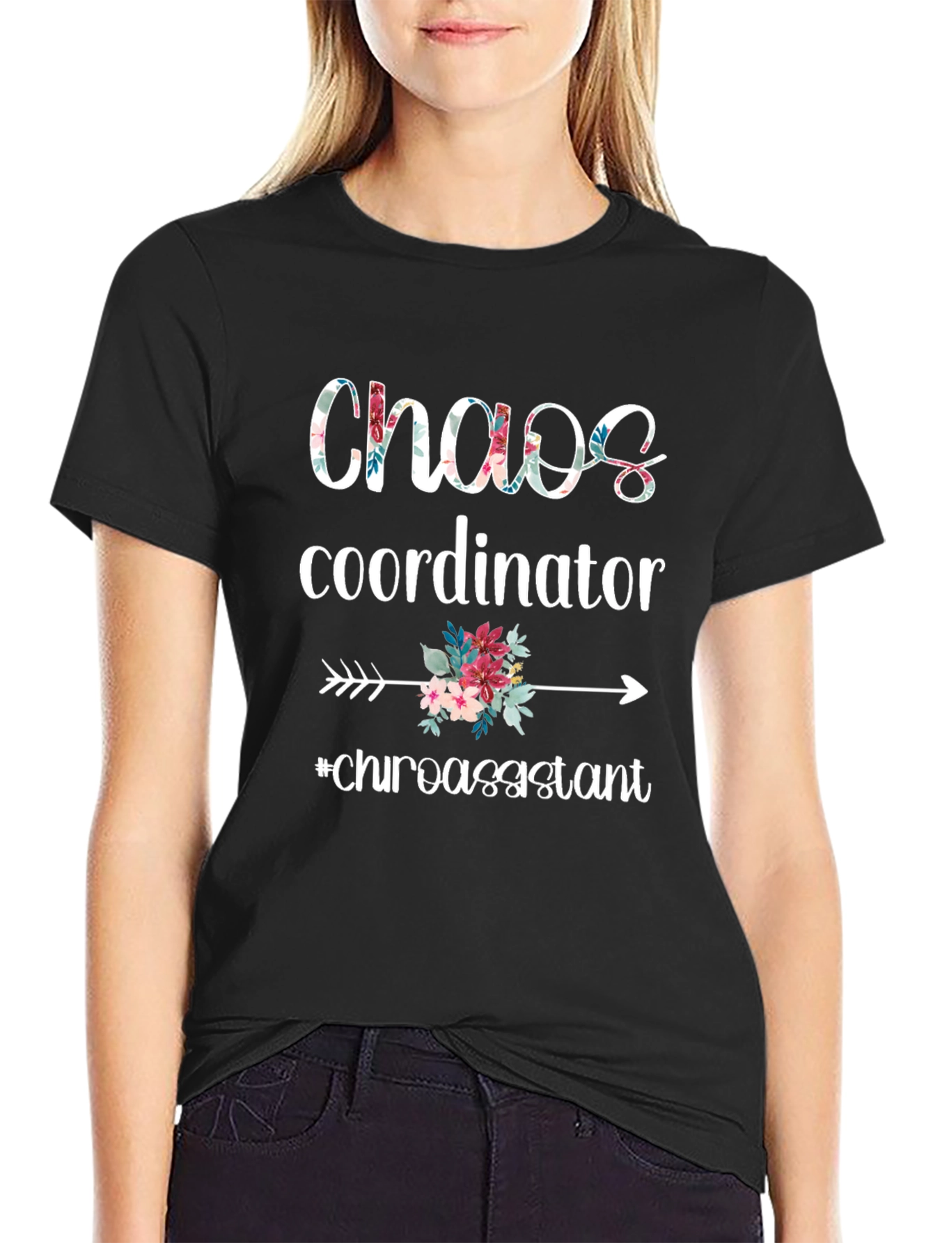 Chaos Coordinator Floral T-Shirt