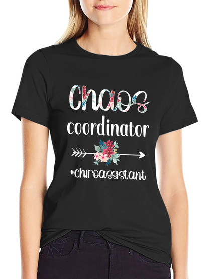 Chaos Coordinator Floral T-Shirt