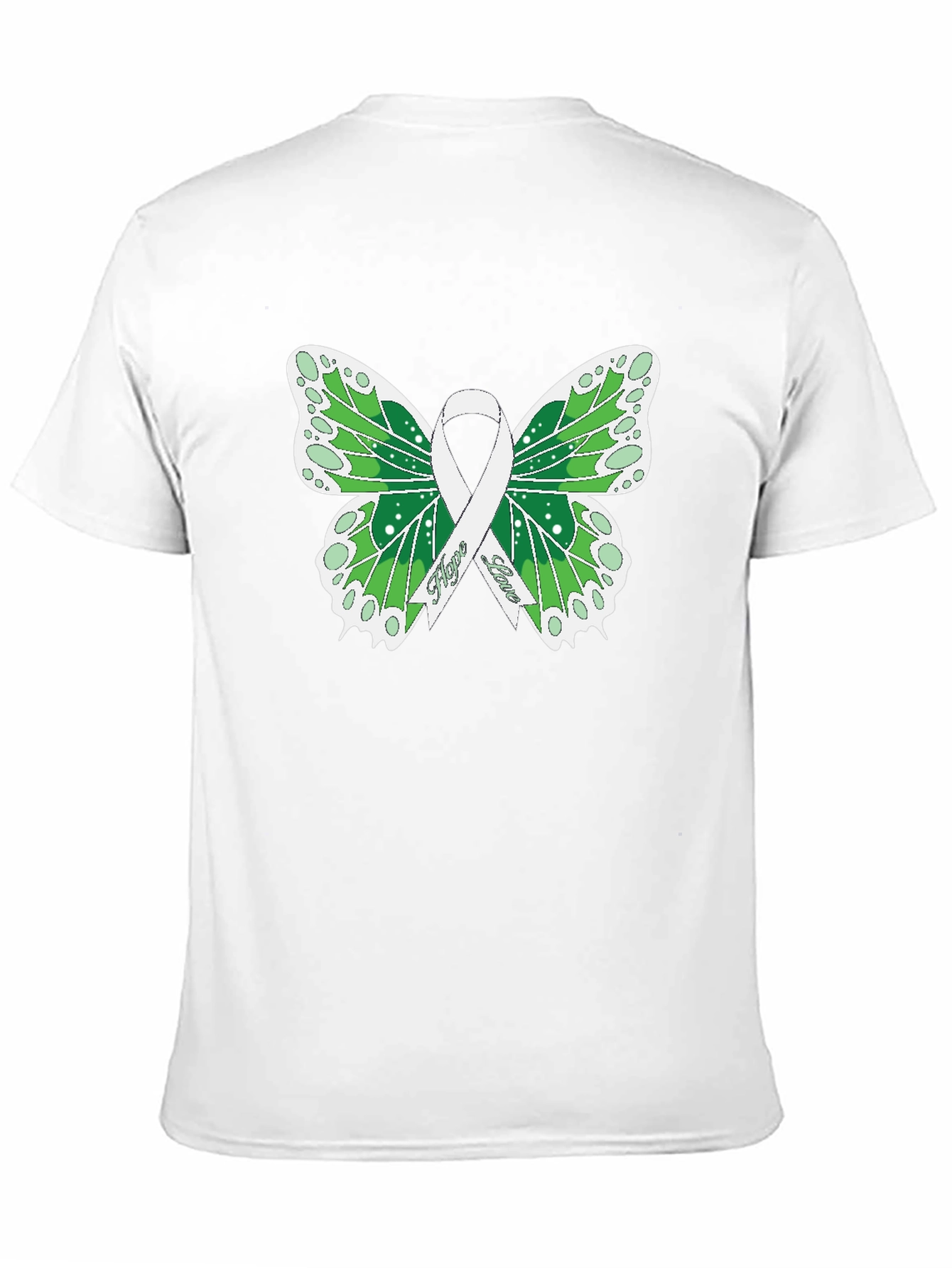Hope & Love Butterfly Graphic T-Shirt