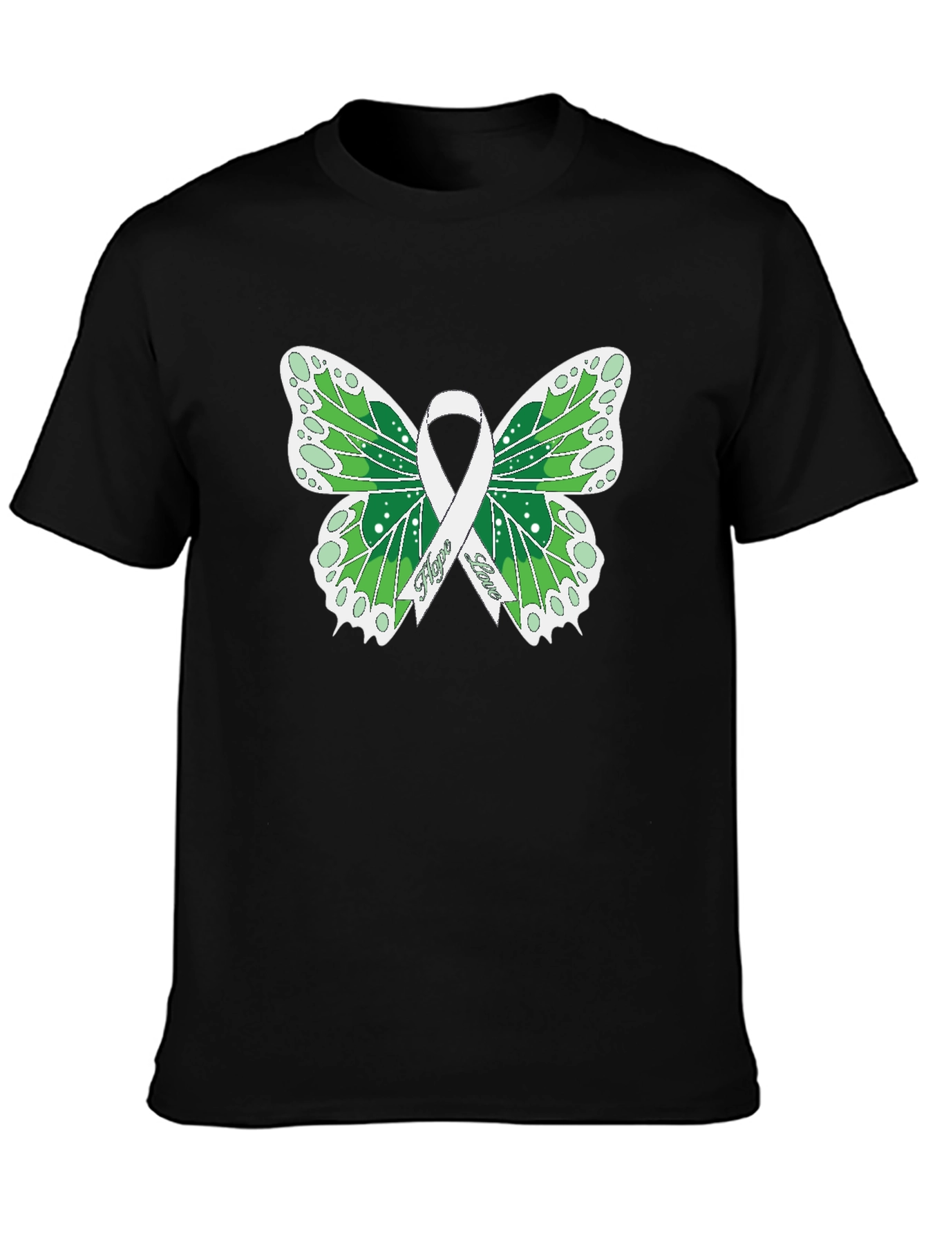 Hope & Love Butterfly Graphic T-Shirt