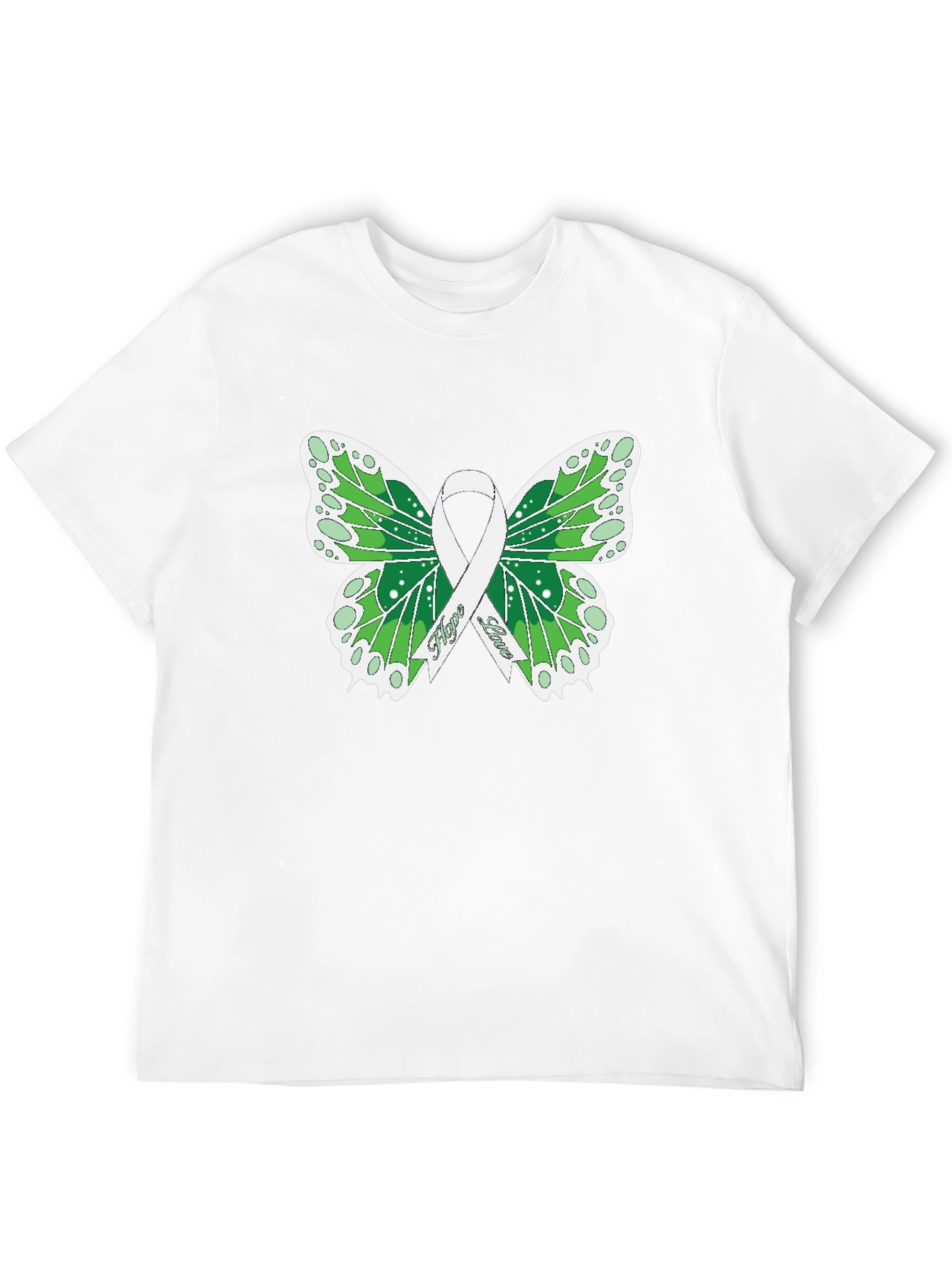 Hope & Love Butterfly Graphic T-Shirt