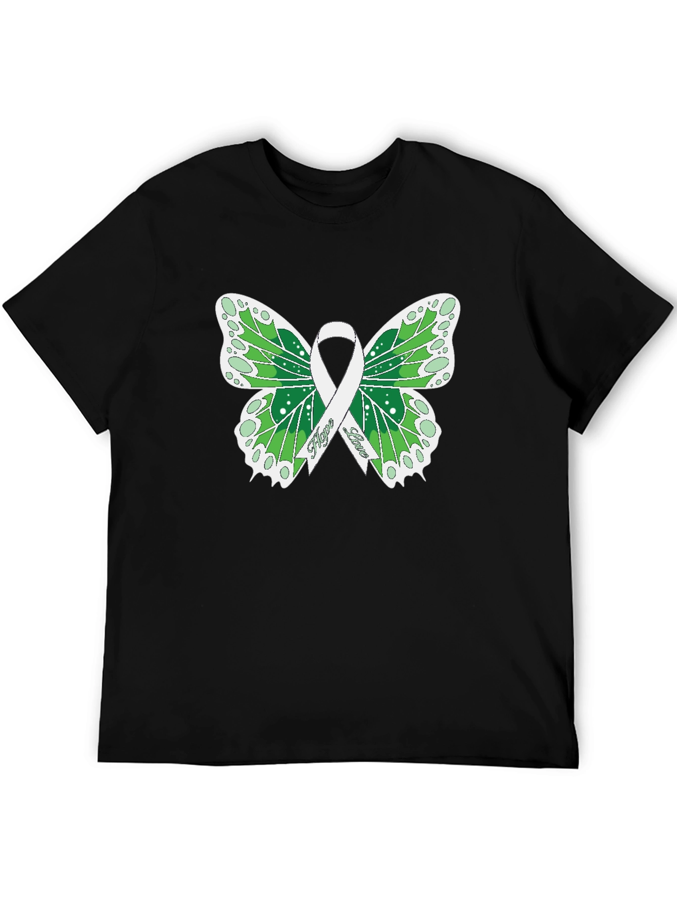 Hope & Love Butterfly Graphic T-Shirt