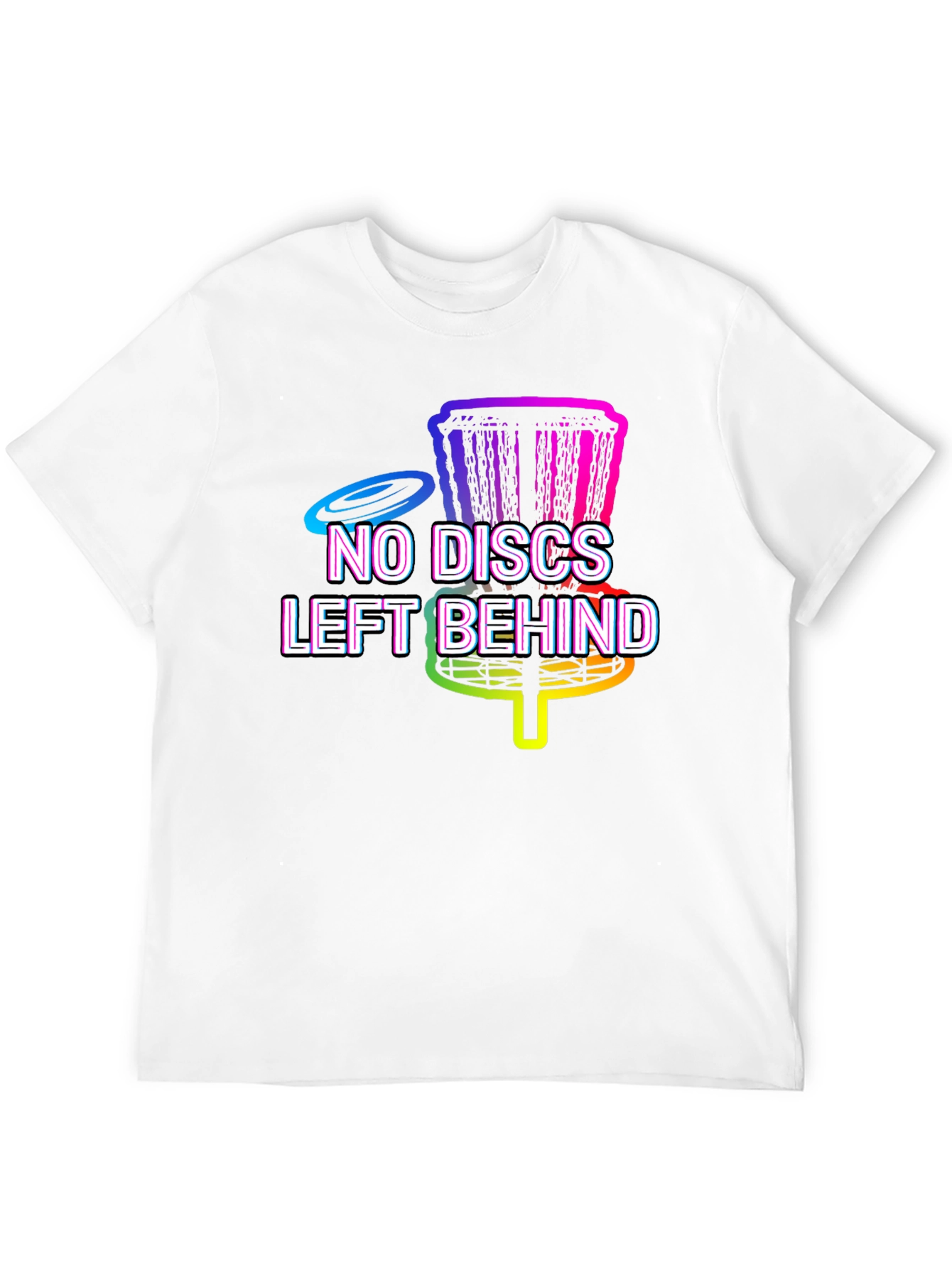 No Discs Left Behind T-Shirt - Disc Golf Apparel