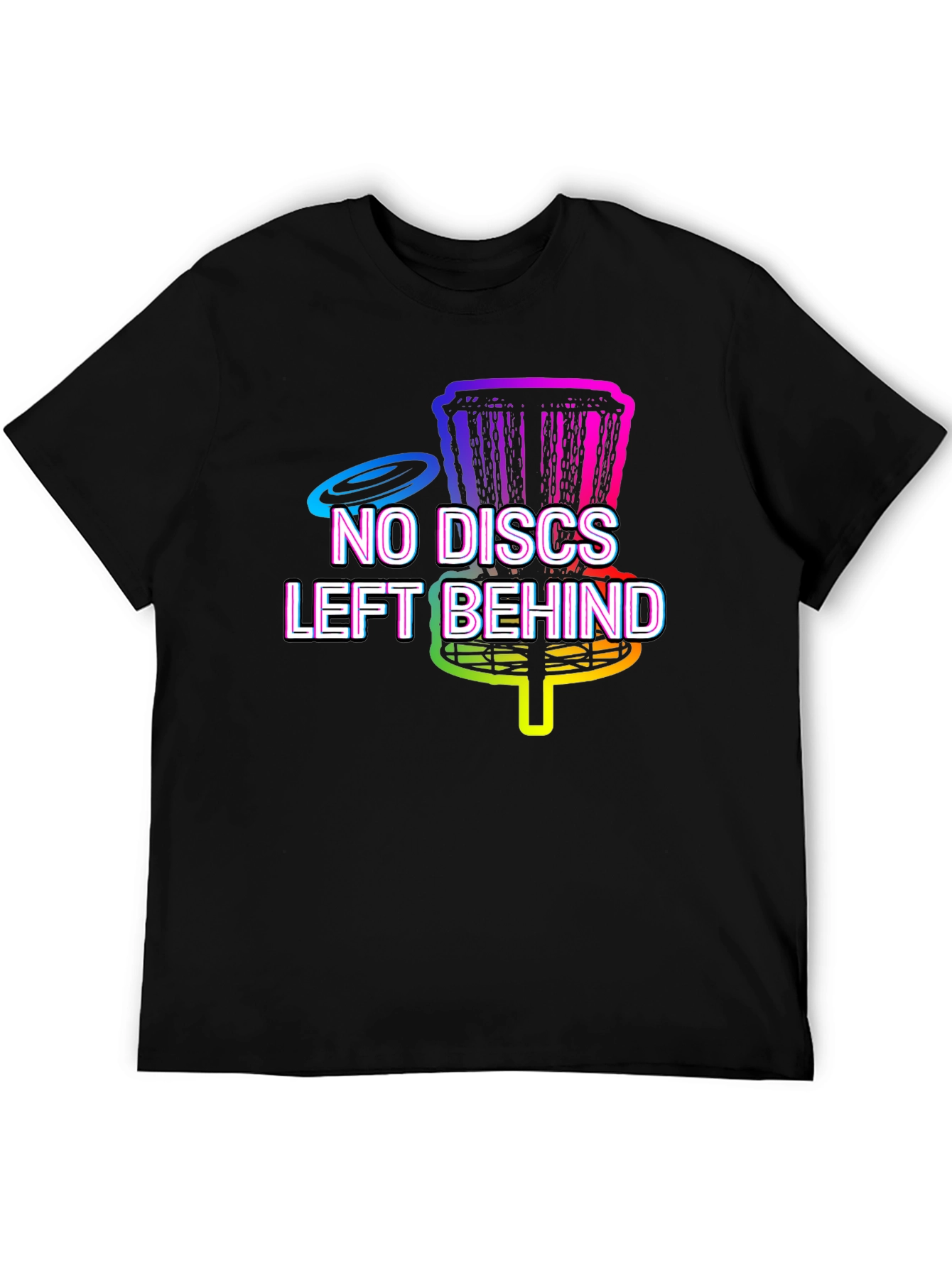 No Discs Left Behind T-Shirt - Disc Golf Apparel