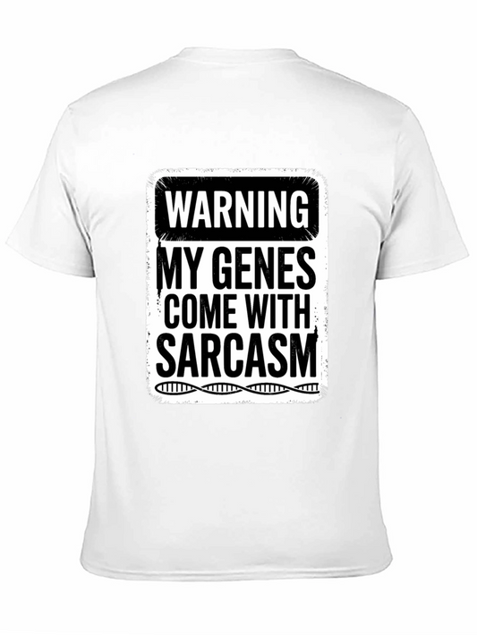 Sarcastic Genes Graphic Tee - Humor T-Shirt