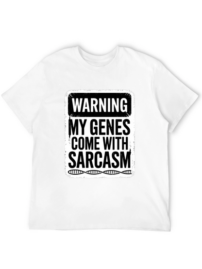 Sarcastic Genes Graphic Tee - Humor T-Shirt
