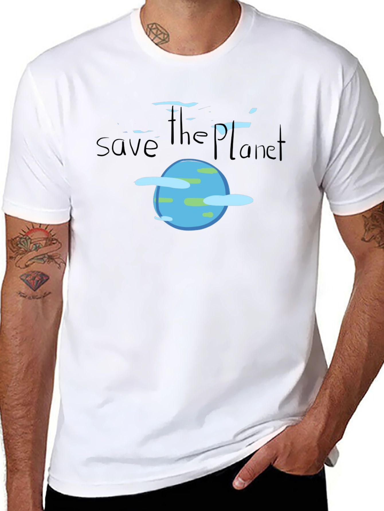 Save the Planet Earth T-Shirt - Environmental Awareness