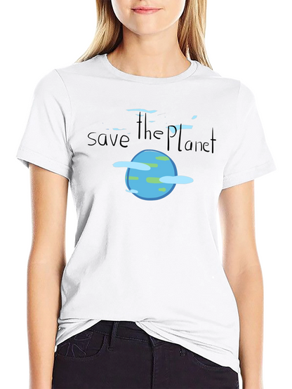 Save the Planet Earth T-Shirt - Environmental Awareness