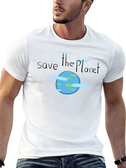 Save the Planet Earth T-Shirt - Environmental Awareness