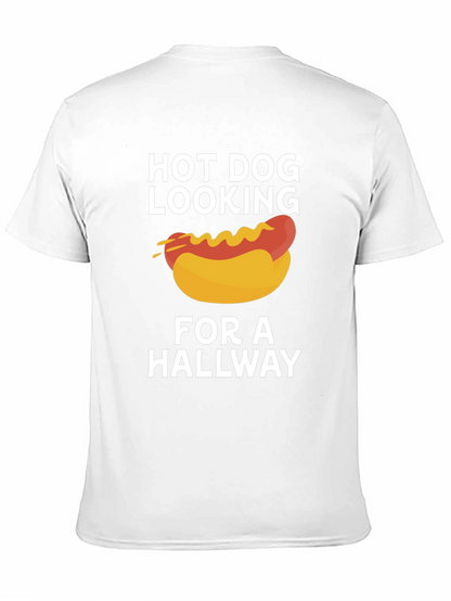 Hot Dog Looking For A Hallway Funny T-Shirt