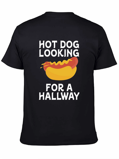 Hot Dog Looking For A Hallway Funny T-Shirt