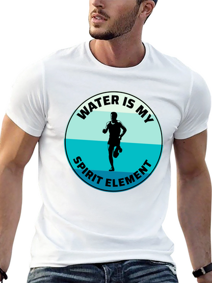 Water Is My Spirit Element T-Shirt - Runners Tee