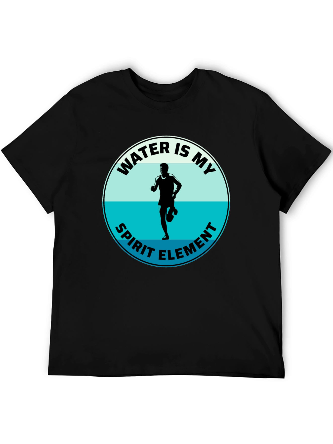 Water Is My Spirit Element T-Shirt - Runners Tee