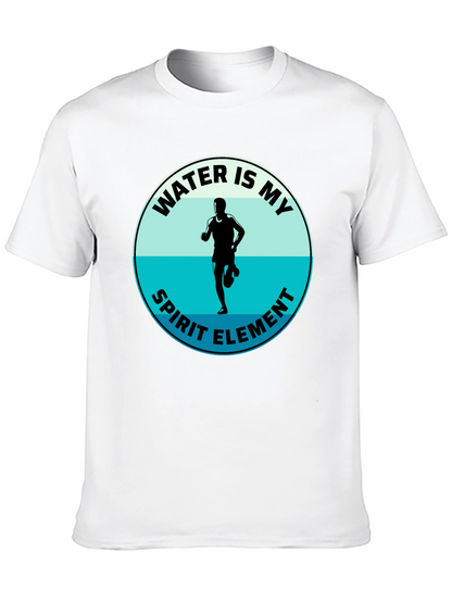 Water Is My Spirit Element T-Shirt - Runners Tee
