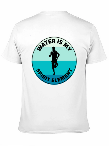 Water Is My Spirit Element T-Shirt - Runners Tee