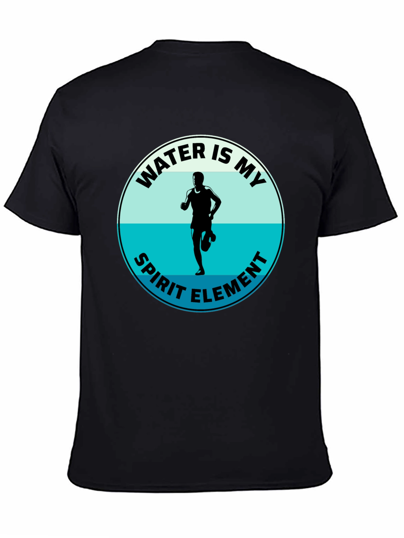Water Is My Spirit Element T-Shirt - Runners Tee