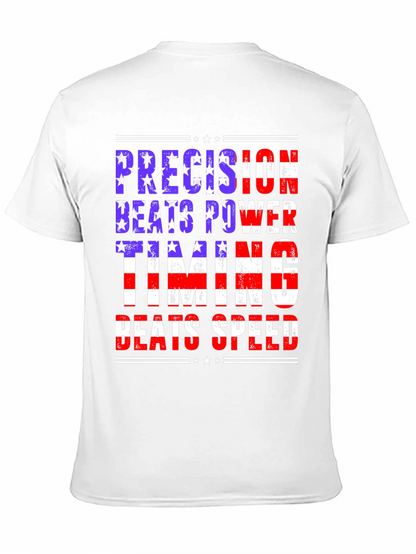 Precision Beats Power Graphic Tee