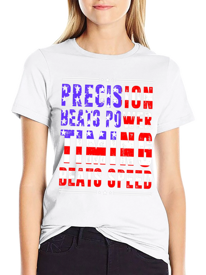 Precision Beats Power Graphic Tee