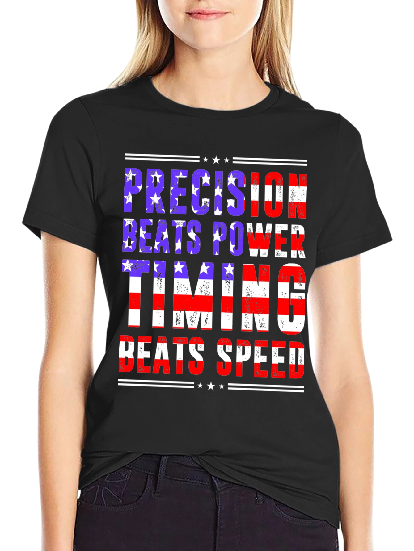Precision Beats Power Graphic Tee