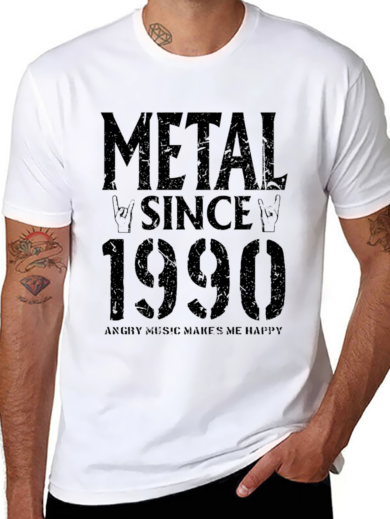 Metal Since 1990 Graphic T-Shirt