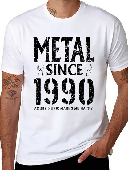 Metal Since 1990 Graphic T-Shirt