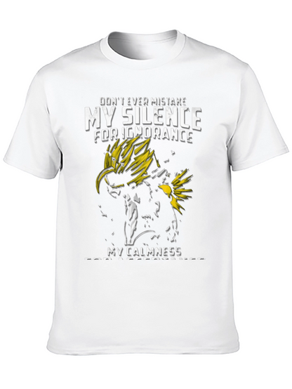 My Silence T-Shirt - Dragon Ball Z Inspired Design